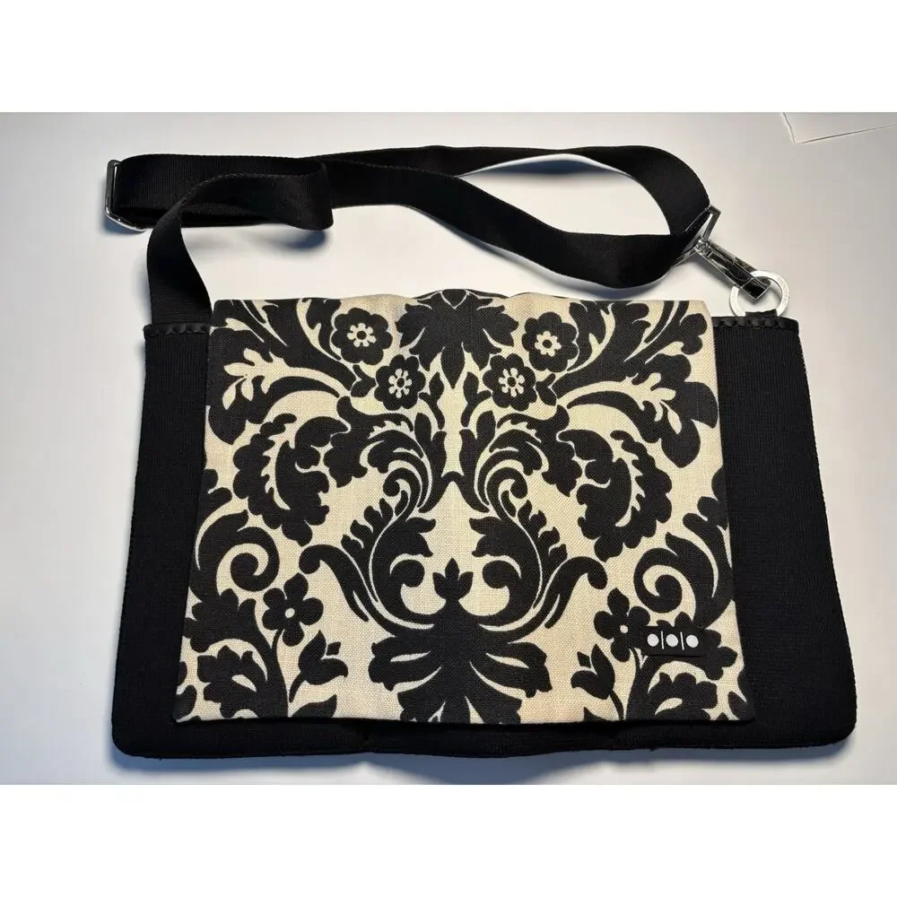 Shootsac Professional Camera Lens Crossbody Shoulder Bag Black/White Neoprene